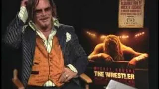 Mickey Rourke Interview for "The Wrestler"