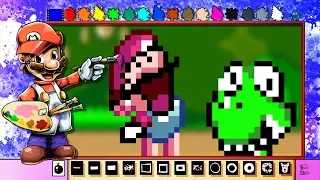 Diagonal Mario Paint?! - Mario Paint Creations