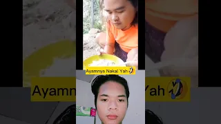 MAU MAKAN MALAH DI LAHAP AYAM DULUAN🤣 #shorts #videongakak #kocak #lucu