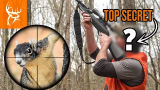 Squirrel SNIPER Hunt with AIR RIFLES | We have a SECRET Weapon!?! | Buck Commander