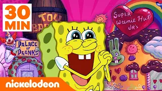 SpongeBob | I migliori business di Bikini Bottom in 30 minuti!| Nickelodeon Italia