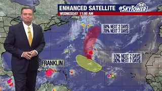 Tropical Storm Franklin may become a hurricane