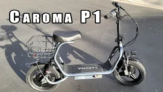Caroma P1 Seated Electric Scooter Review 🛵