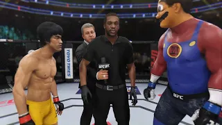 Bruce Lee vs. Super Mario (EA sports UFC 3)