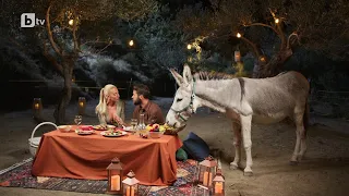 Магдалена и Алек на романтична вечеря под звездите в компанията на... магаре | "Ергенът" 2024