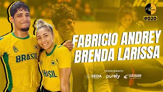 Faixas Pretas da Escola Melqui Galvão I FABRICIO ANDREY e BRENDA LARISSA I PODCAST BJJ CRIA #020