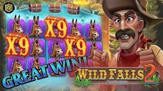 Slot Epic BIG WIN 💥 Wild Falls 2 💥 New Online Slot - Play’n GO - All Features