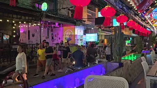 4K HDR Pattaya soi 8 from Sailor bar today 22th January 2024