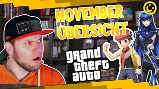 Spiele Vorschau November 2021 - Gta, Pokemon Remakes und mehr ?