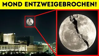 Was wäre, wenn ein großer Meteorit den Mond träfe