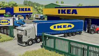 Cariste et Livreur IKEA | Déchargement - Chargement de marchandises | Farming Simulator 22