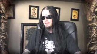 Shagrath DIMMU BORGIR - CHROME DIVISION Video interview & tattoo session