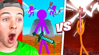 Reacting to the CRAZIEST Animation vs Minecraft (MUSIC!)