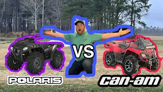 Can-am Outlander Vs Polaris HIGHLIFTER!! Battle of the BEAST