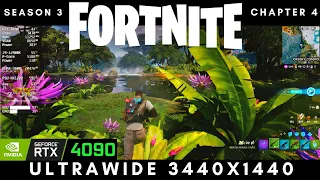 Fortnite: Season 3 Chapter 4 - RTX 4090 Lumen + Nanite Epic Settings Ultrawide 3440x1440 Gameplay