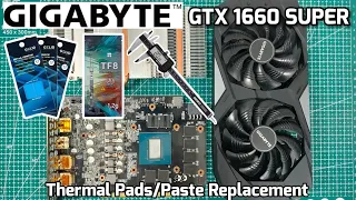 GIGABYTE GTX 1660 Super New Thermal Pads ( GELID)