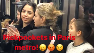 Pickpockets thefts on Paris metro! ‼️小心扒手‼️注意⚠️   在巴黎羅浮宮博物館附近和地鐵1號綫