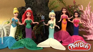 Play Doh Pâte à modeler Princesses Magiclip en Sirènes Mermaid Disney Princess