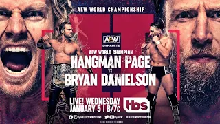 Bryan danielson vs hangman page highlights match