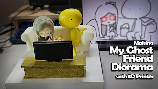 My Ghost Friend Diorama (with a terrible mic)