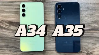 Ssmsung Galaxy A34 vs Samsung Galaxy A35