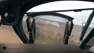 Russian K-52 Alligator Engages Ukrainian Ground Forces Before Being Brought Down