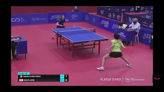 WTT Youth Platja D'Aro 2022, U17 QF - Bianca Mei-Roșu vs Sachi Aoki