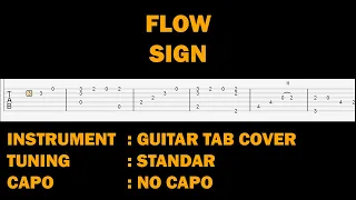 Sign - Flow - Naruto Shippuden OP 6 - Easy Guitar Tabs Tutorial Fingerstyle - Tiktok Songs