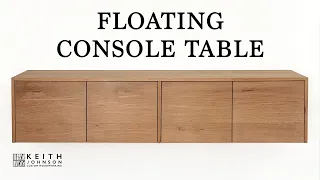 How to build a Modern Console Table