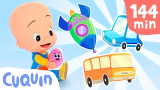 Surprise eggs with cars 🚖! Learn colors and more with Cuquin's educational videos  for babies