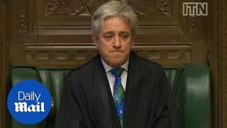 Commons Speaker close to tears after MPs defeat plot to oust him