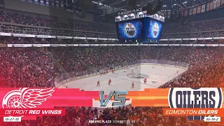 NHL 22 Full Match - Detroit Red Wings vs Edmonton Oilers - Simulation