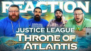 Justice League Throne of Atlantis - Movie REACTION!!