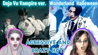 ATEEZ(에이티즈) 'Deja Vu' (Vampire ver.) 🎃 + WONDERLAND Halloween Special Stage | K-Cord Girls React