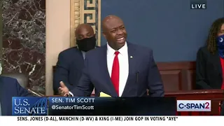 Senator Tim Scott (R-SC) remarks following JUSTICE Act vote