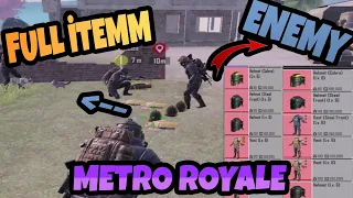 WE GIVEN THE ENEMY ALL ITEMS - PUBG METRO ROYALE CHAPTER 12