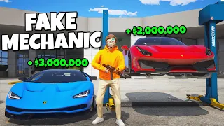 Stealing Cars as Fake Mechanic in GTA 5 RP..