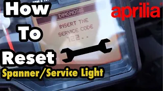 Aprilia RSV4 Tuono Spanner/Service Light Reset  |  How To