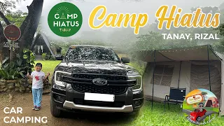 Car Camping at Camp Hiatus, Tanay, Rizal PH I Camping | Ford Ranger | NGRP | Cold and Foggy Campsite