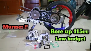 Bore up beat karbu 115cc harian low budget.. Paket hemat.!!