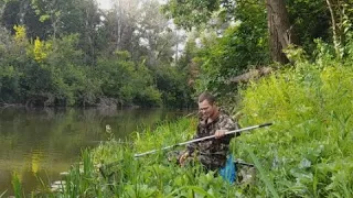 Ловля Рыбы на РЕКЕ в Проводку Рыбалка на ПОПЛАВОК 2023!
