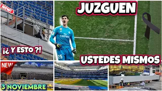 😨 ASÍ SE ENCUENTRA el CÉSPED ANTES del MUNDIAL 🤔 Obras Santiago Bernabéu 03/11/2022 🚧