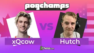 @xQcOW Has Less Than 1 Minute On The Clock vs @hutch! | Chess.com PogChamps