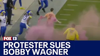 Tackled protester sues Bobby Wagner, Rams teammate | FOX 13 Seattle