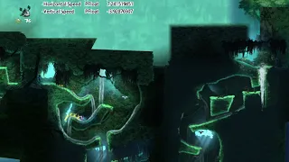 Rayman Legends PC - Swinging Caves (O-1-3) - OoB Skip with Zoomed Out Camera