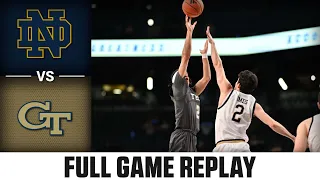 Notre Dame vs. Georgia Tech Full Game Replay | 2023-24 ACC Men’s Basketball