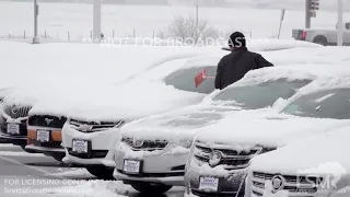 04-10-19 Rapid City, SD - Blizzard Begins Slide-Off Morning Commute