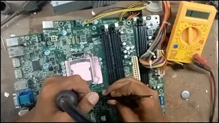Dell PC motherboard model 7010 no display problem repair | | #1