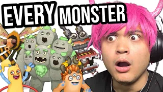 Reacting to every MY SINGING MONSTER in Earth Island - All Sounds (MVPerry reacts)