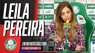 LEILA PEREIRA fala AO VIVO em entrevista coletiva após protestos da torcida no PALMEIRAS